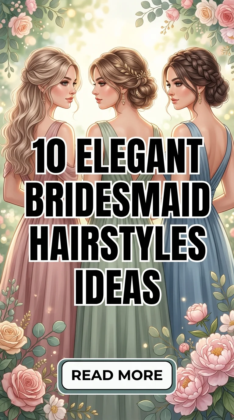 10 Elegant Bridesmaid Hairstyles Ideas For A Stunning Wedding Look
