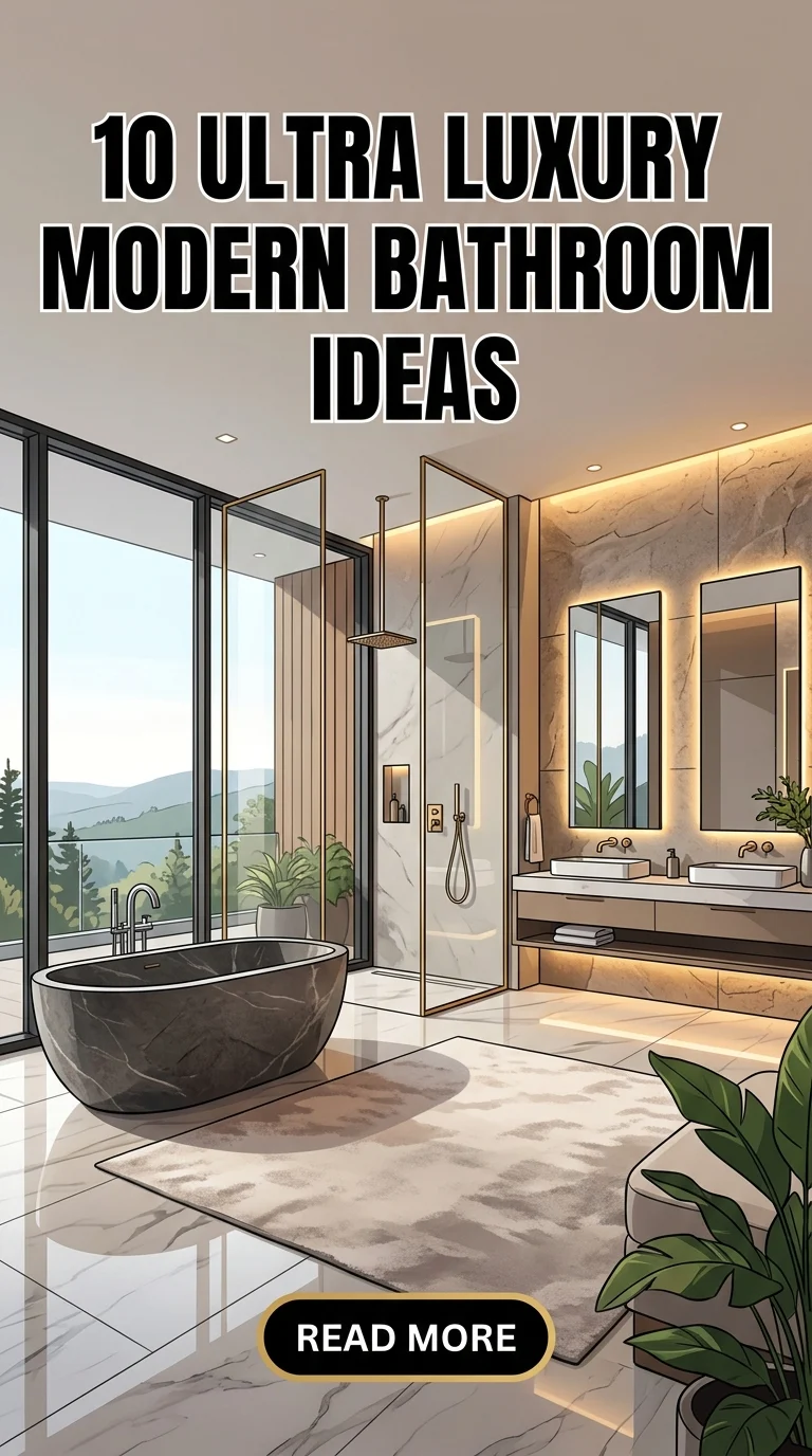 10 Ultra Luxury Modern Bathroom Ideas For A Spa-like Home Retreat
