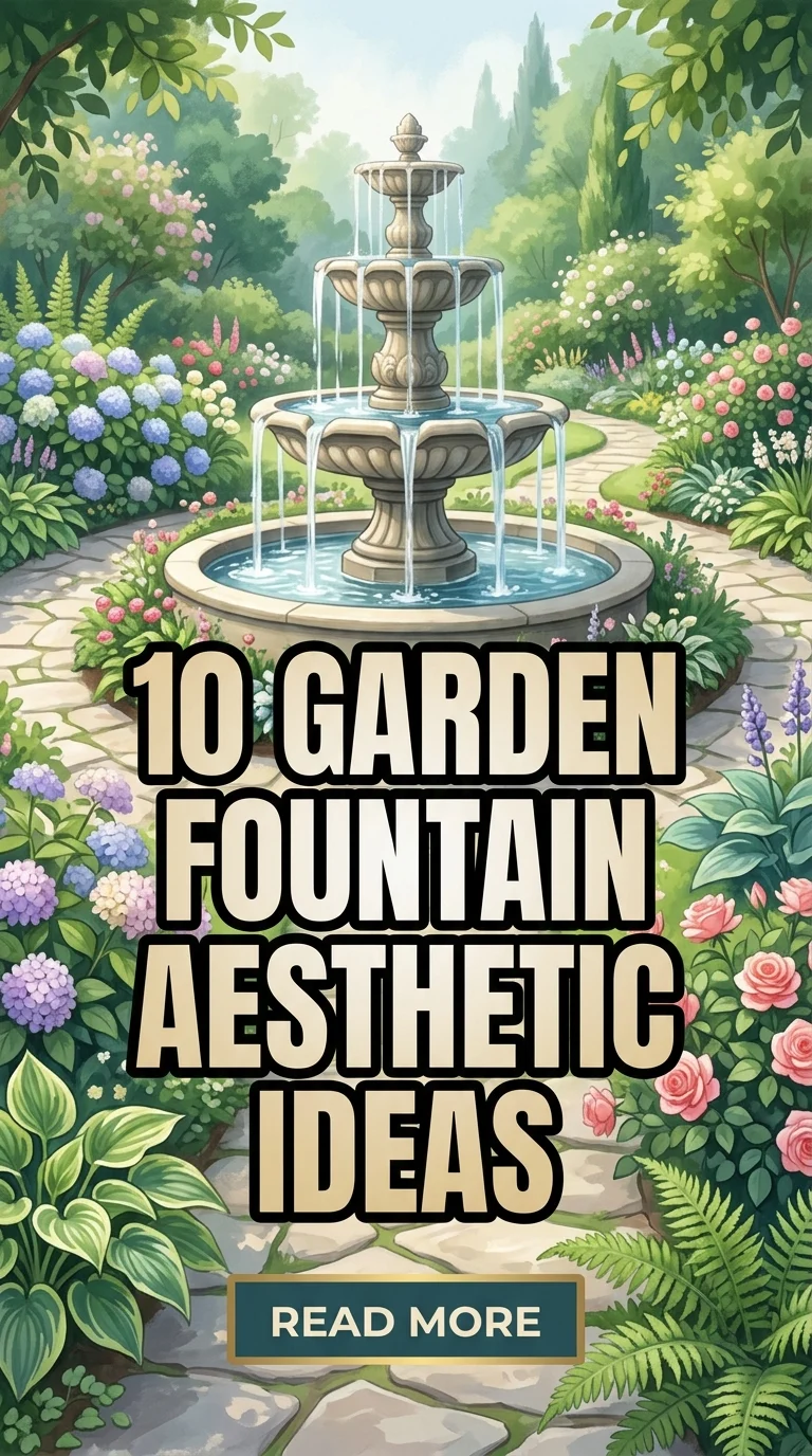 10 Garden Fountain Aesthetic Ideas For A Peaceful Outdoor Escape