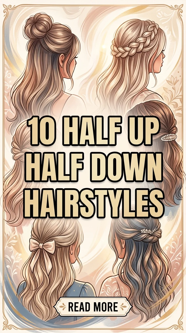 10 Half Up Half Down Hairstyle Ideas For Every Occasion