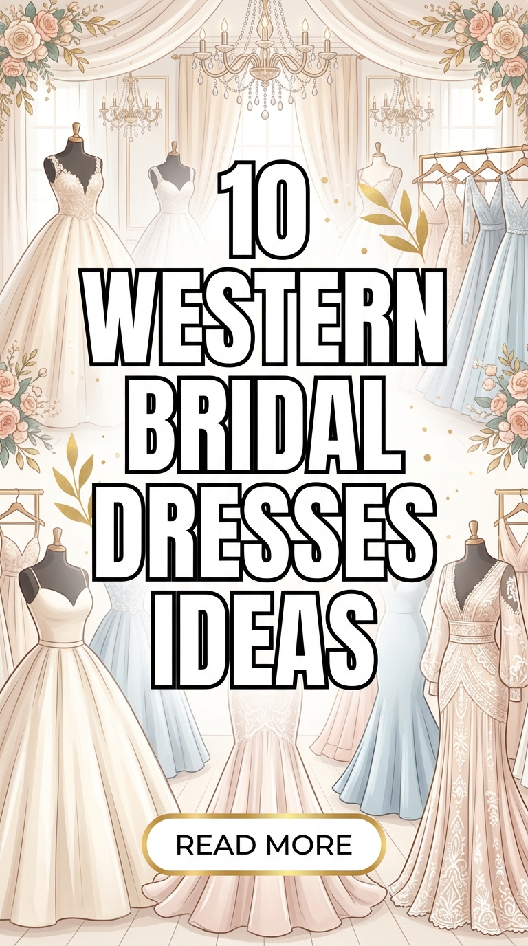 10 Western Bridal Dresses Ideas For A Stunning Wedding Look