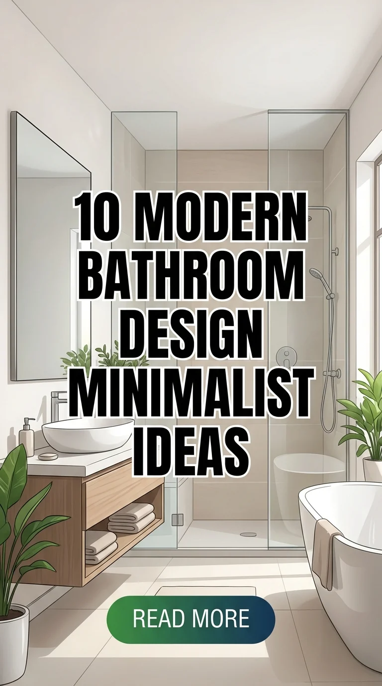 10 Modern Bathroom Design Minimalist Ideas For A Stylish Home
