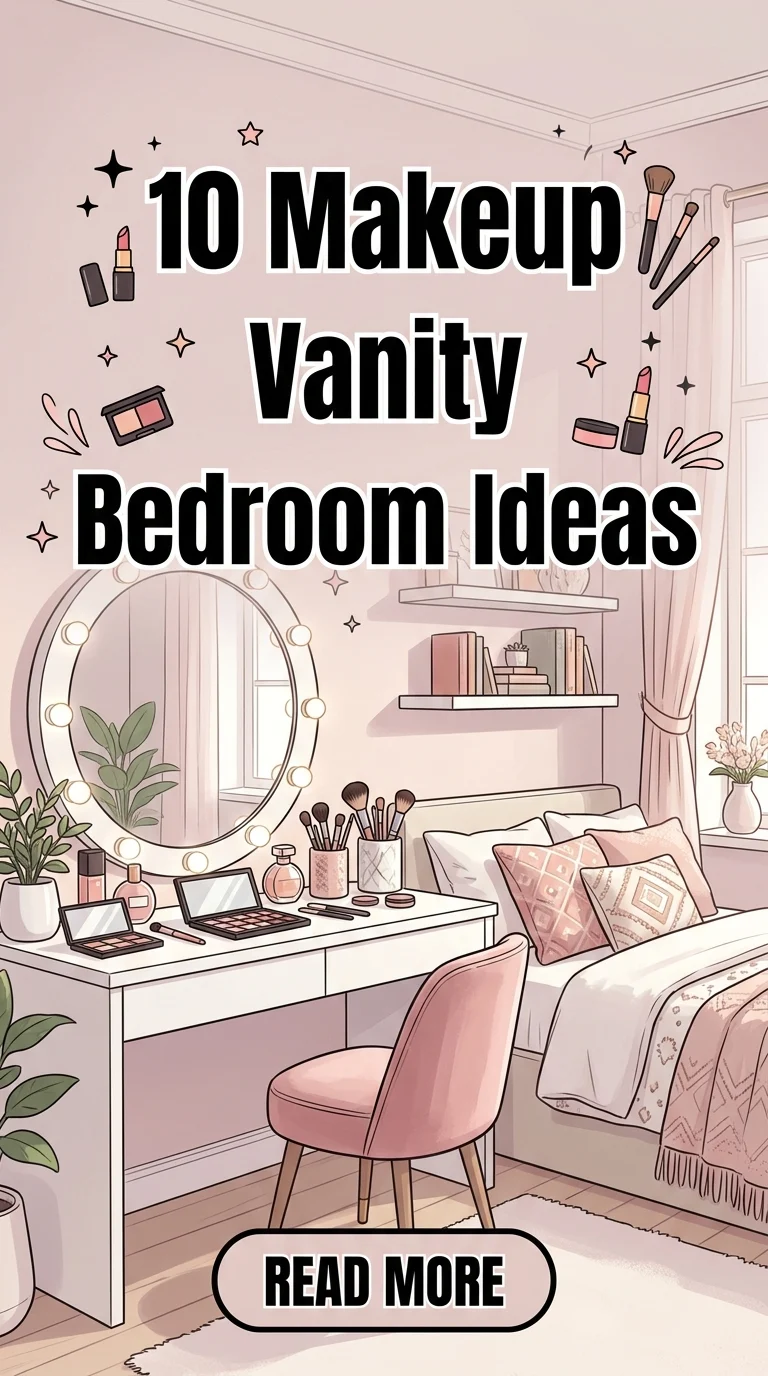 10 Makeup Vanity Bedroom Ideas For A Glamorous And Functional Space