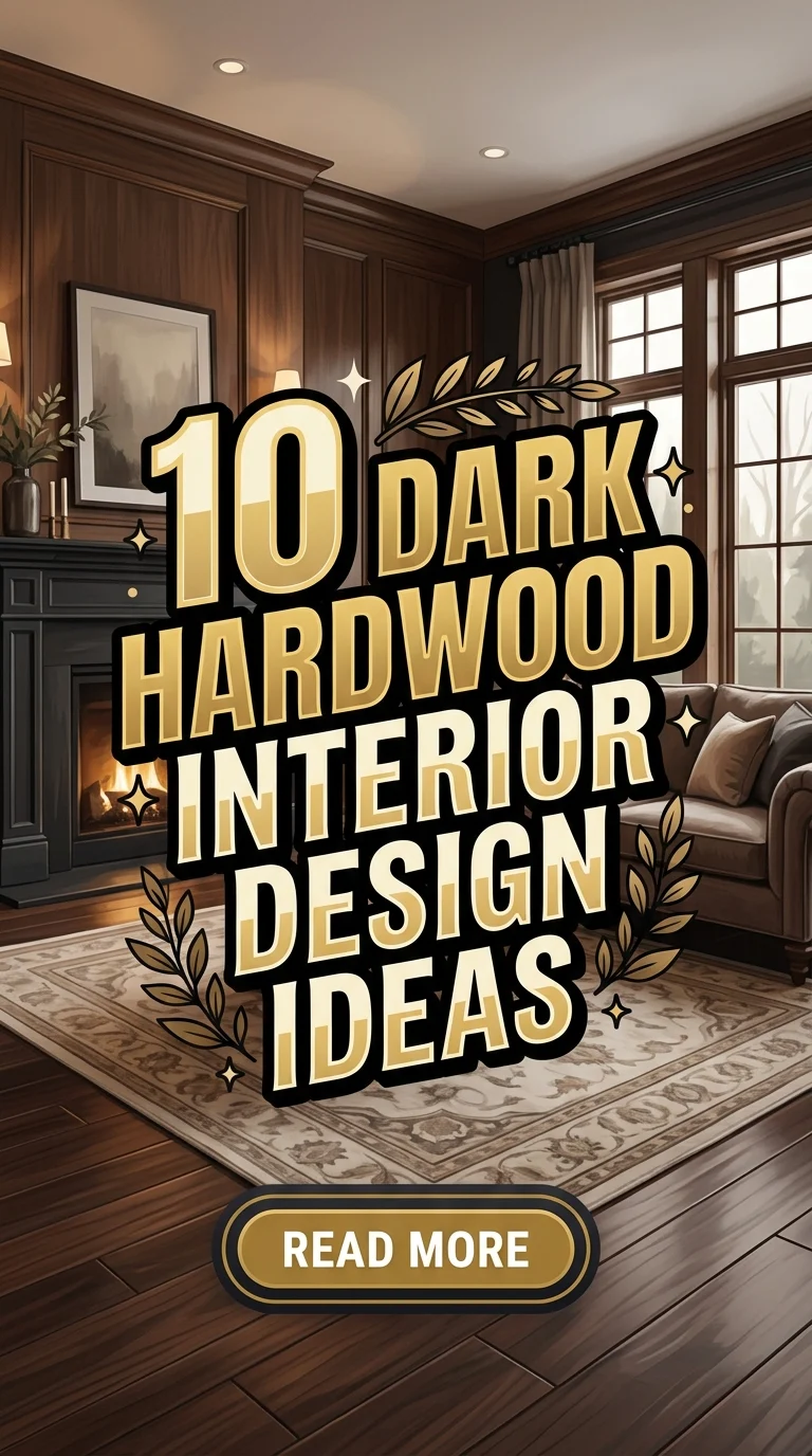 10 Dark Hardwood Interior Design Ideas For A Luxurious And Timeless Home