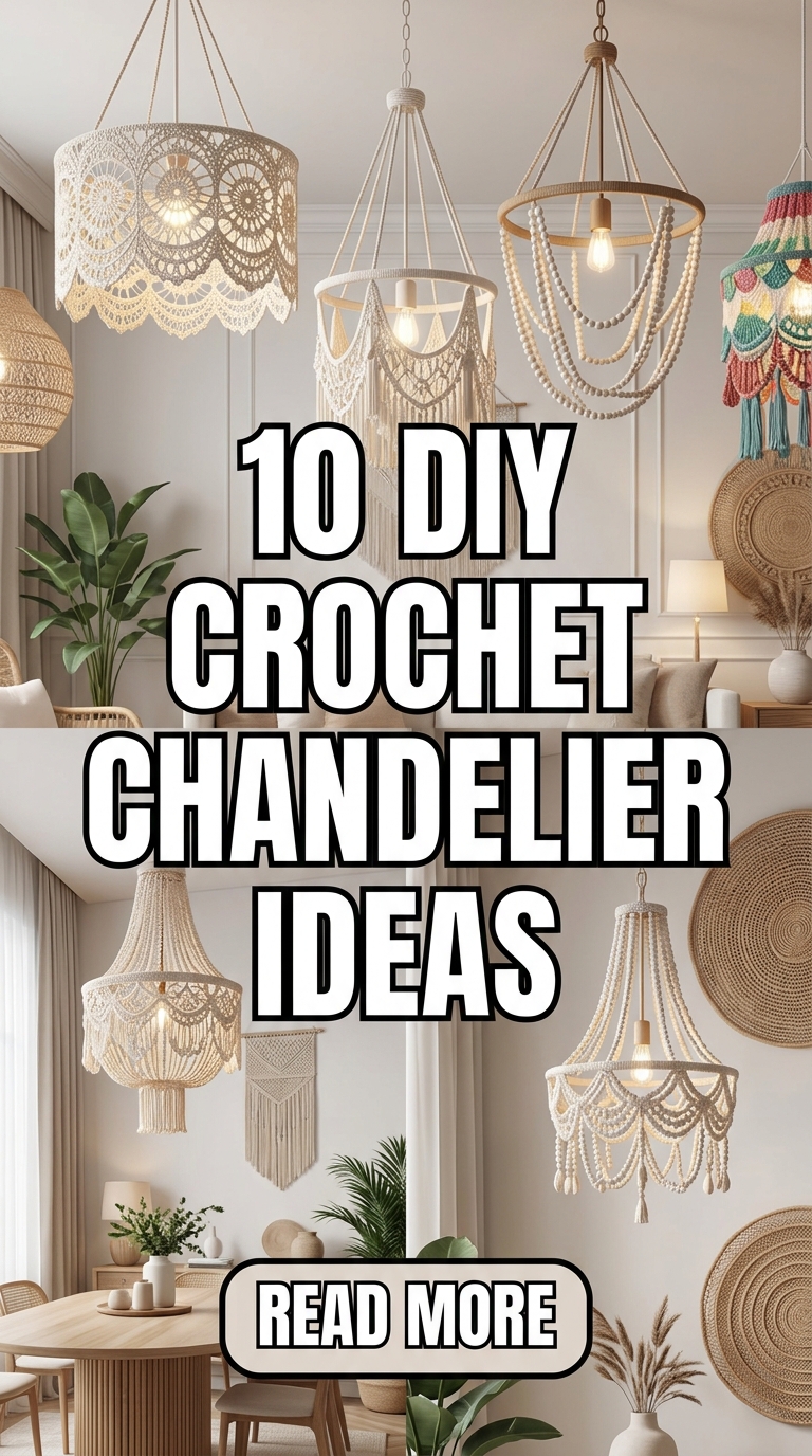 10 DIY Crochet Chandelier Ideas For Cute, Modern & Stylish Home Decor