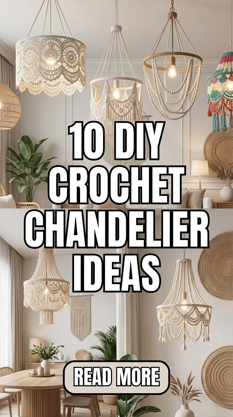 10 DIY Crochet Chandelier Ideas For Cute, Modern & Stylish Home Decor