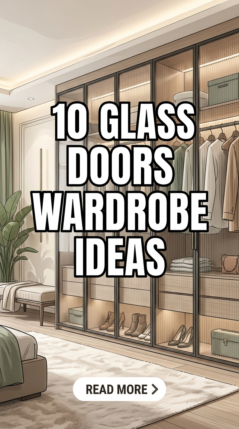 10 Glass Doors Wardrobe Ideas For A Modern And Luxurious Bedroom