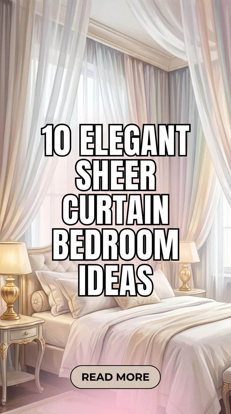 10 Elegant Sheer Curtain Bedroom Ideas Inspired By Soft Luxury Interiors