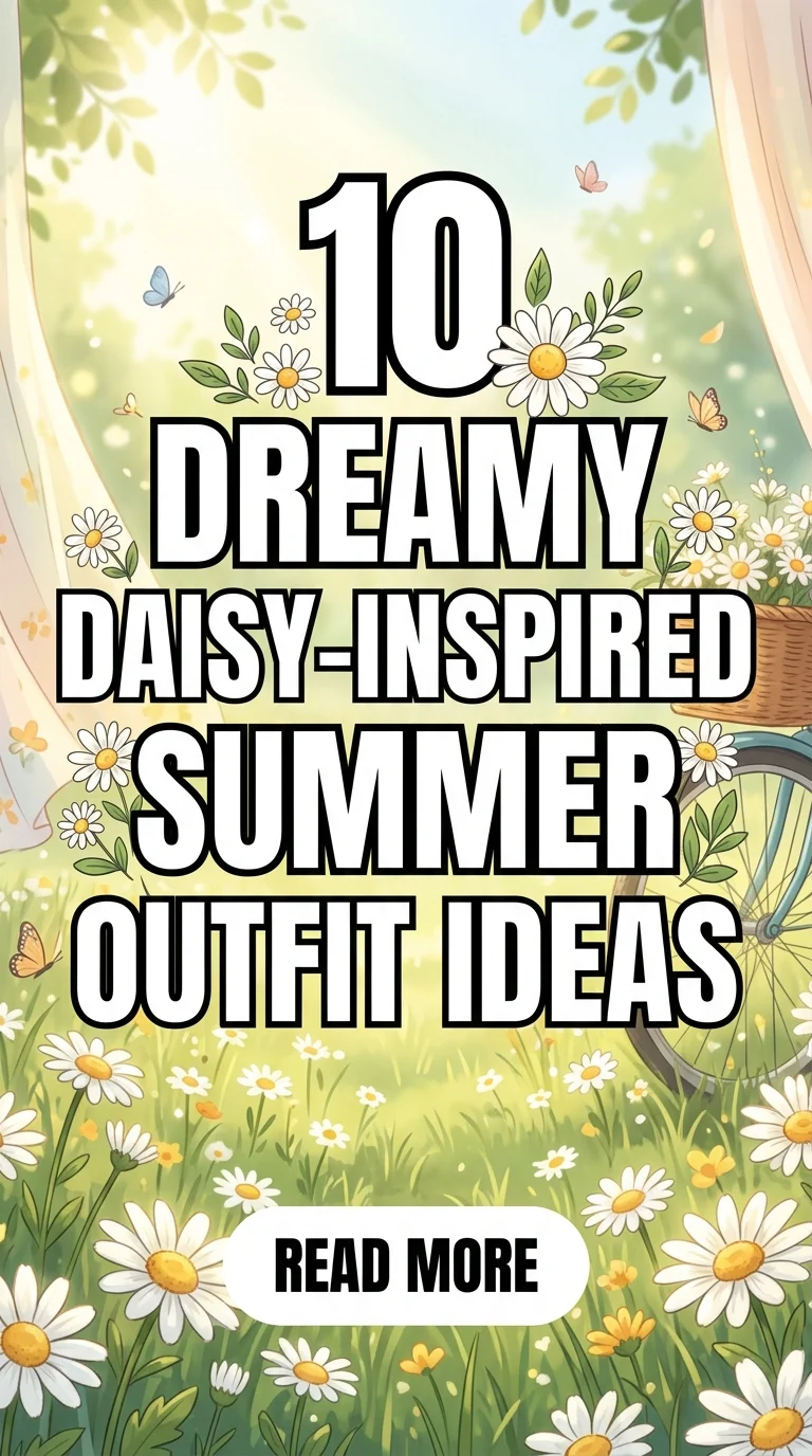 10 Dreamy Daisy-Inspired Summer Outfit Ideas For A Soft Feminine Look