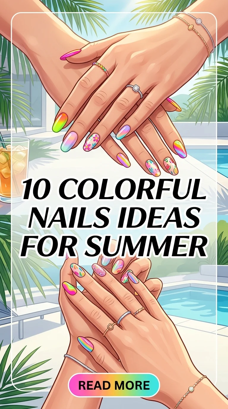 10 Colorful Nails Ideas For Summer: Bright, Trendy & Aesthetic Designs