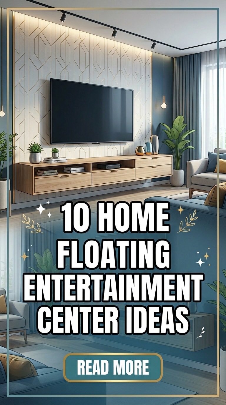 10 Home Floating Entertainment Center Ideas For A Modern Luxury Living Room