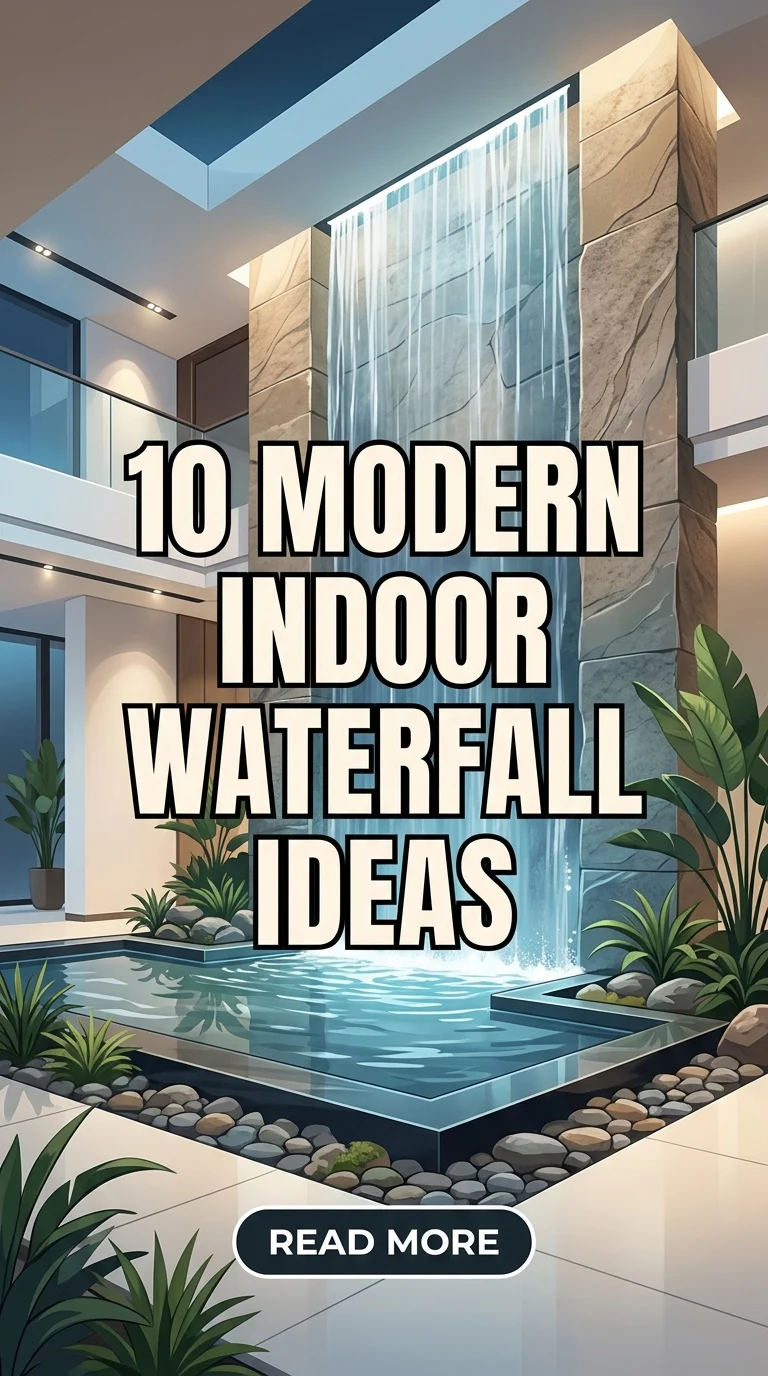 10 Modern Indoor Waterfall Ideas For A Luxury And Relaxing Home