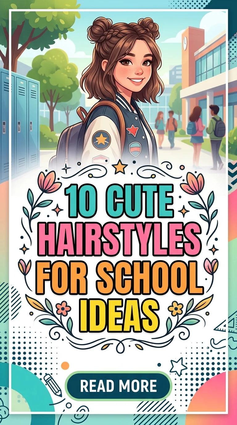 10 Cute Hairstyles For School Ideas That Are Trendy And Easy