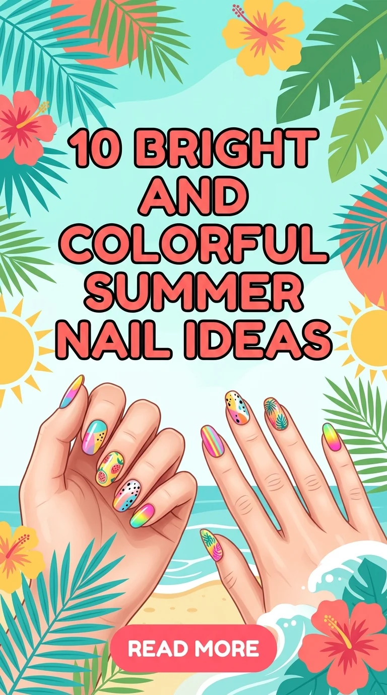 10 Bright And Colorful Summer Nail Ideas For A Fresh Seasonal Look