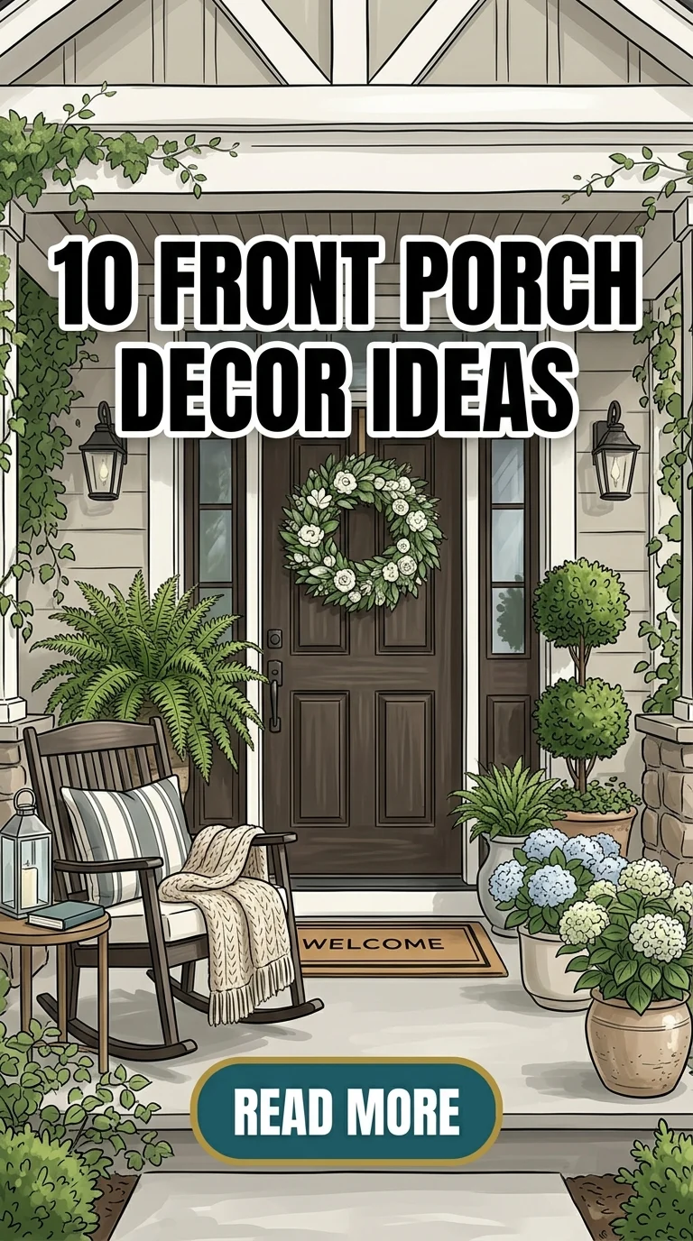 10 Front Porch Decor Ideas To Transform Your Home’s Curb Appeal