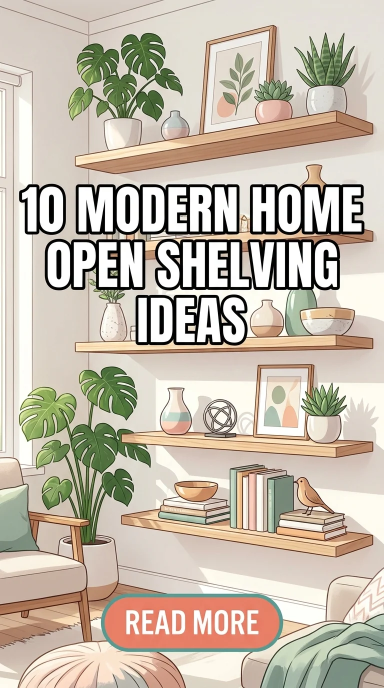 10 Modern Home Open Shelving Ideas To Elevate Your Interior Design
