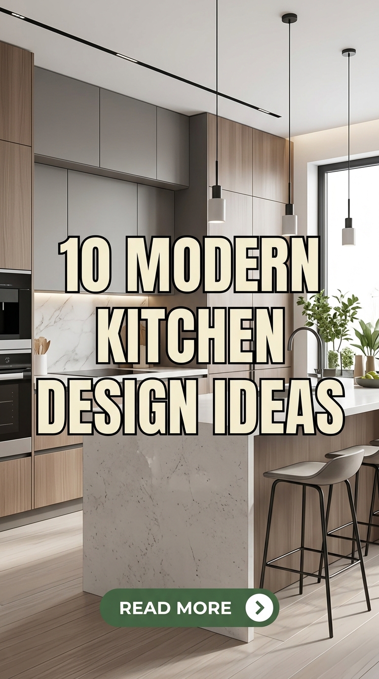 10 Modern Kitchen Design Ideas To Create A Stylish And Functional Space