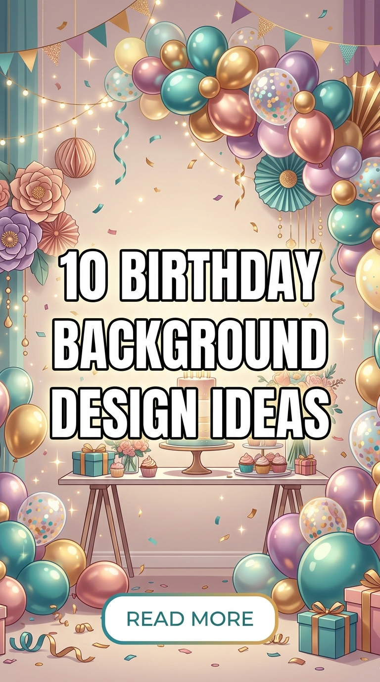 10 Birthday Background Design Ideas To Make Every Celebration Unforgettable