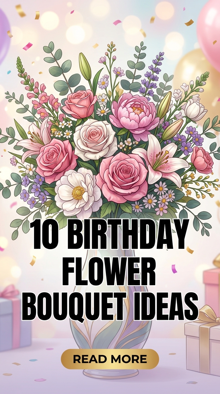 10 Birthday Flower Bouquet Ideas To Make Every Celebration Extra Special