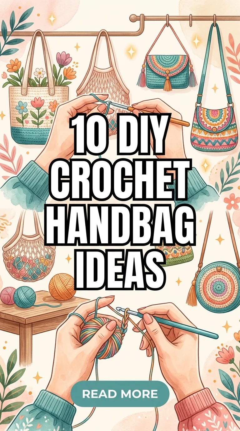 10 DIY Crochet Handbag Ideas To Elevate Your Handmade Style