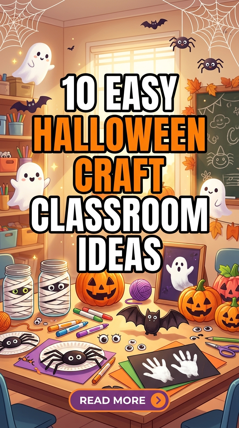 10 Easy Halloween Craft Classroom Ideas For A Spooktacular Learning Experience