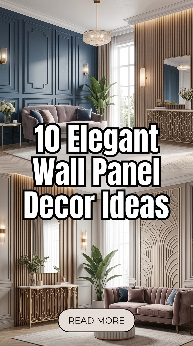 10 Elegant Wall Panel Decor Ideas To Transform Your Living Space