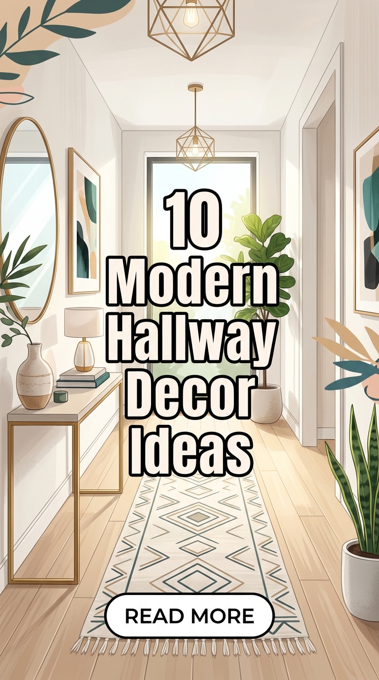 10 Modern Hallway Decor Ideas To Elevate Your Home Entrance