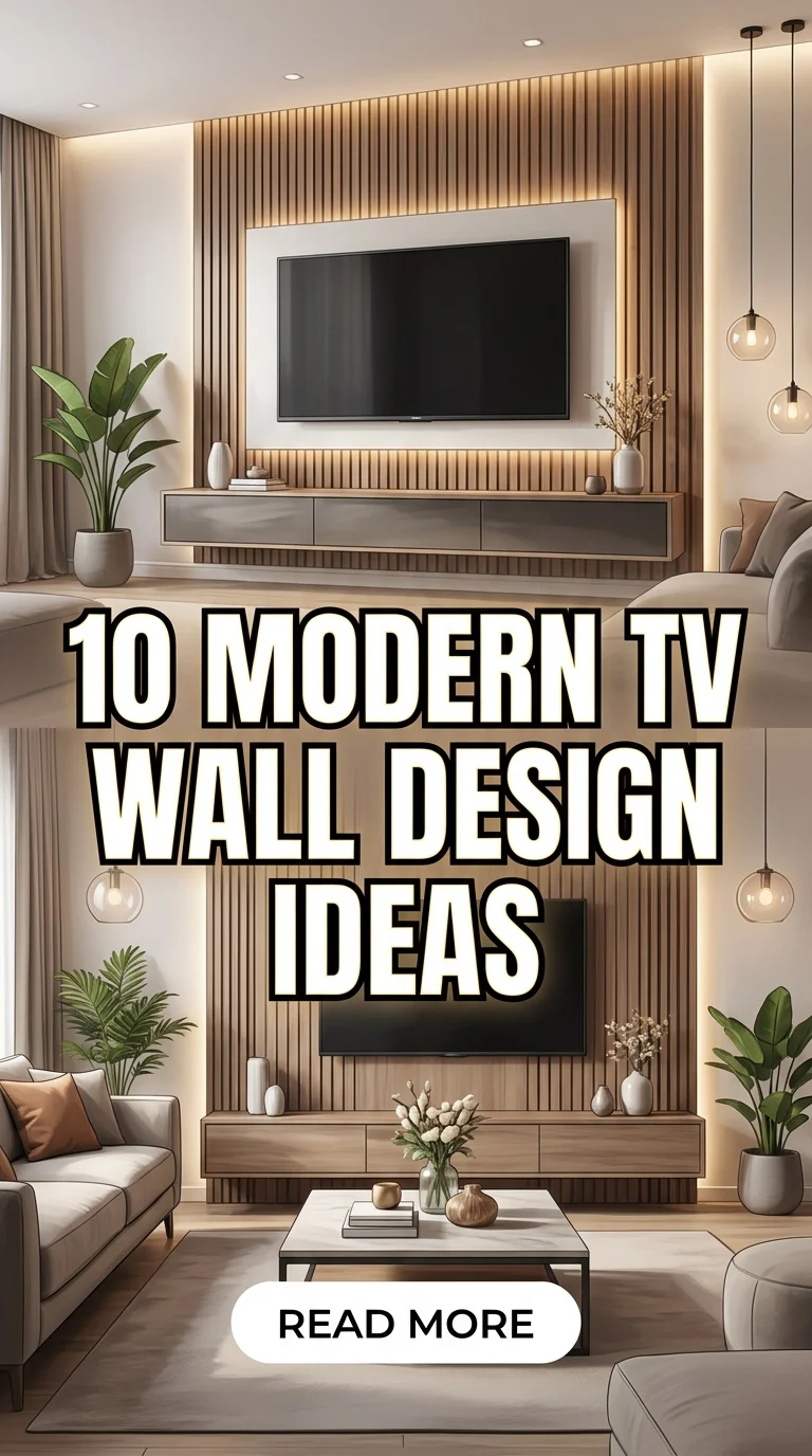 10 Modern TV Wall Design Ideas To Transform Your Living Room