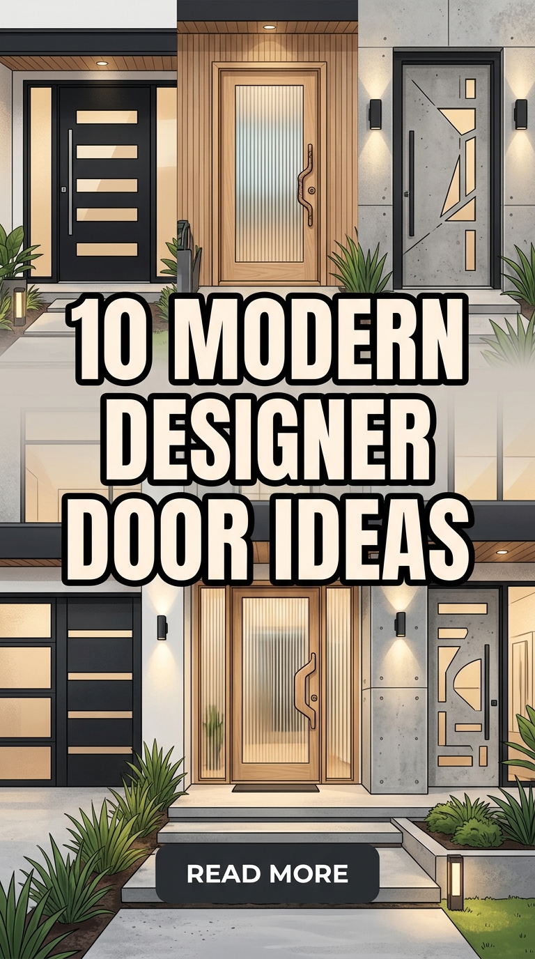 10 Modern Designer Door Ideas To Elevate Your Home Interior