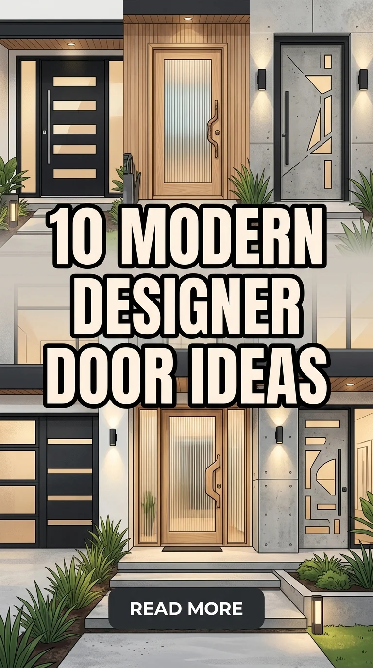 10 Modern Designer Door Ideas To Elevate Your Home Interior