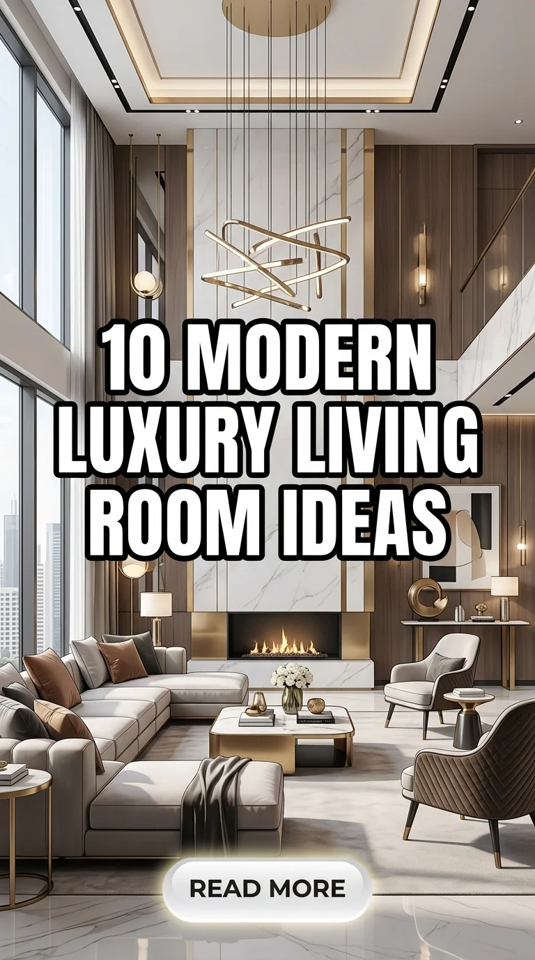 10 Modern Luxury Living Room Ideas For A Stylish And Elegant Home