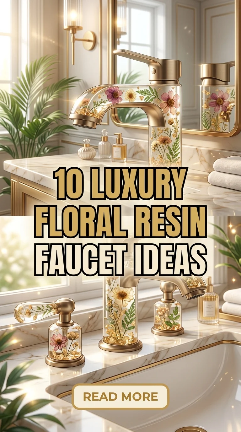 10 Luxury Floral Resin Faucet Ideas For Elegant Bathroom Decor
