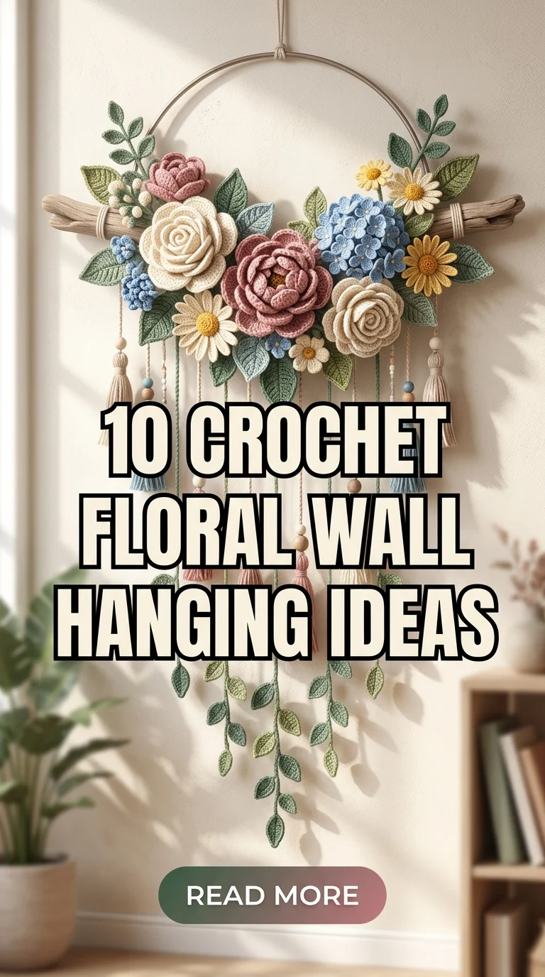 10 Crochet Floral Wall Hanging Ideas For A Modern Luxury Home