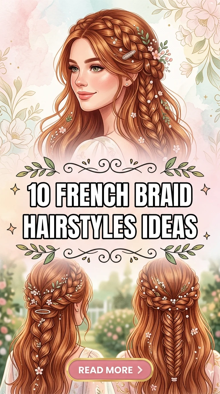 10 French Braid Hairstyles Ideas For A Stylish And Elegant Look