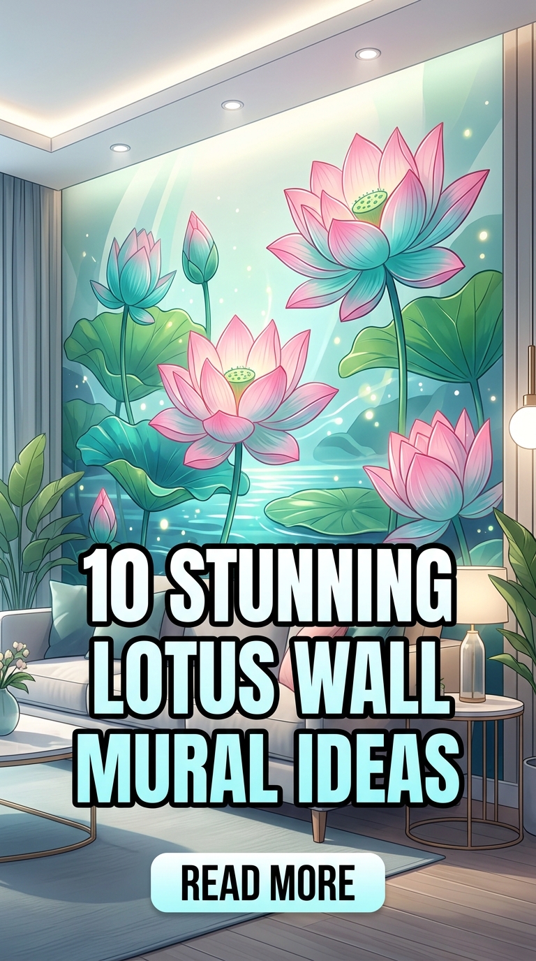 10 Stunning Lotus Wall Mural Ideas For A Luxury Home Interior