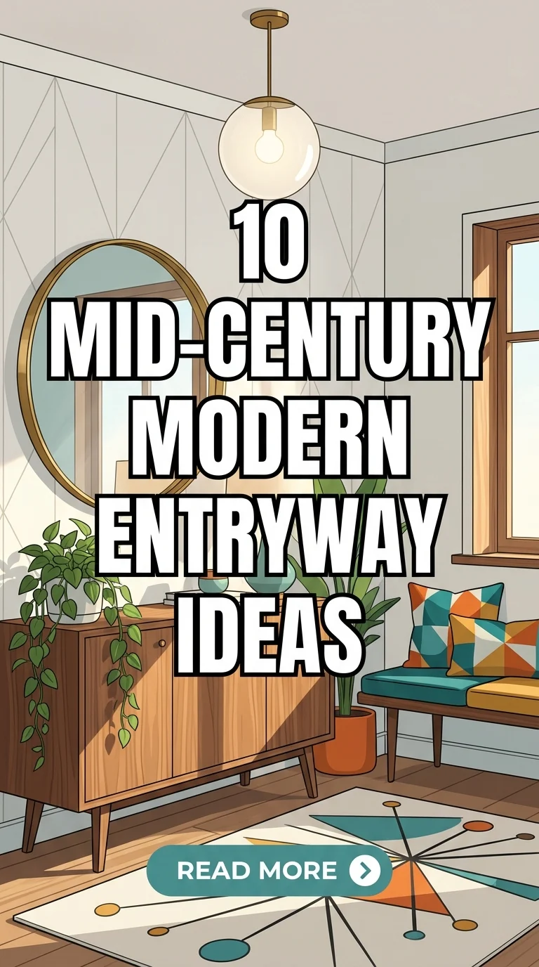 10 Mid-century Modern Entryway Ideas To Create A Stylish First Impression