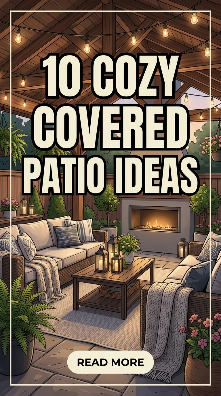 10 Cozy Covered Patio Ideas To Transform Your Outdoor Living Space