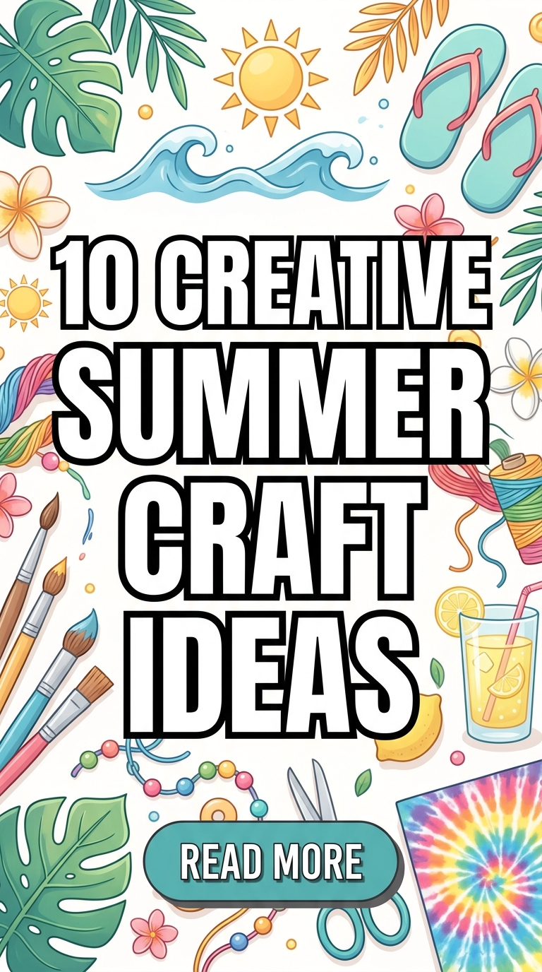 10 Creative Summer Craft Ideas To Make Your Season More Fun