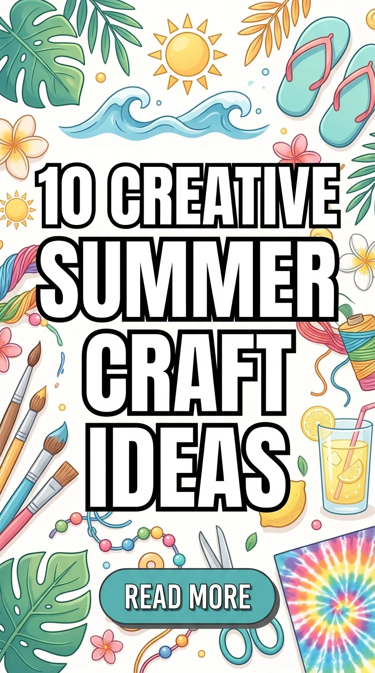 10 Creative Summer Craft Ideas To Make Your Season More Fun