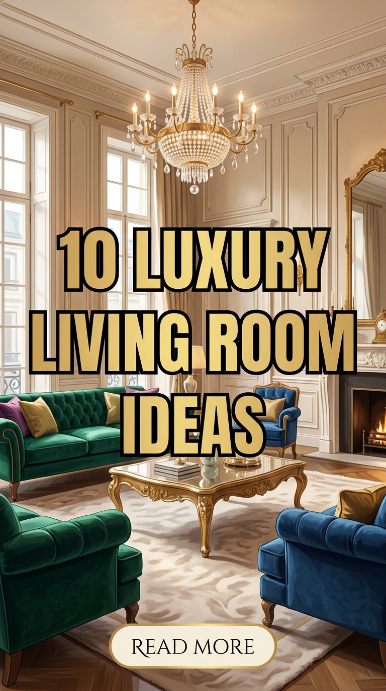 10 Luxury Living Room Ideas To Transform Your Home Into A Stylish Retreat