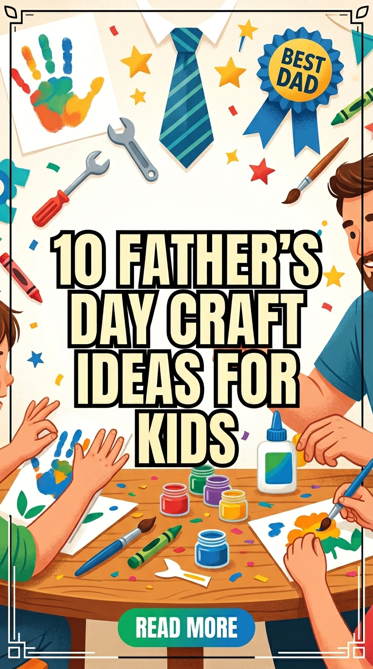 10 Father’s Day Craft Ideas For Kids To Make With Love