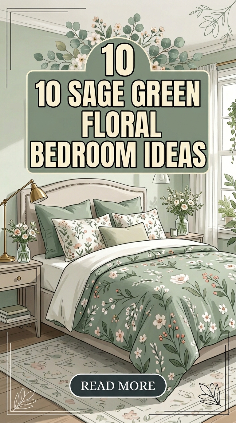 10 Sage Green Floral Bedroom Ideas For A Cozy And Elegant Space