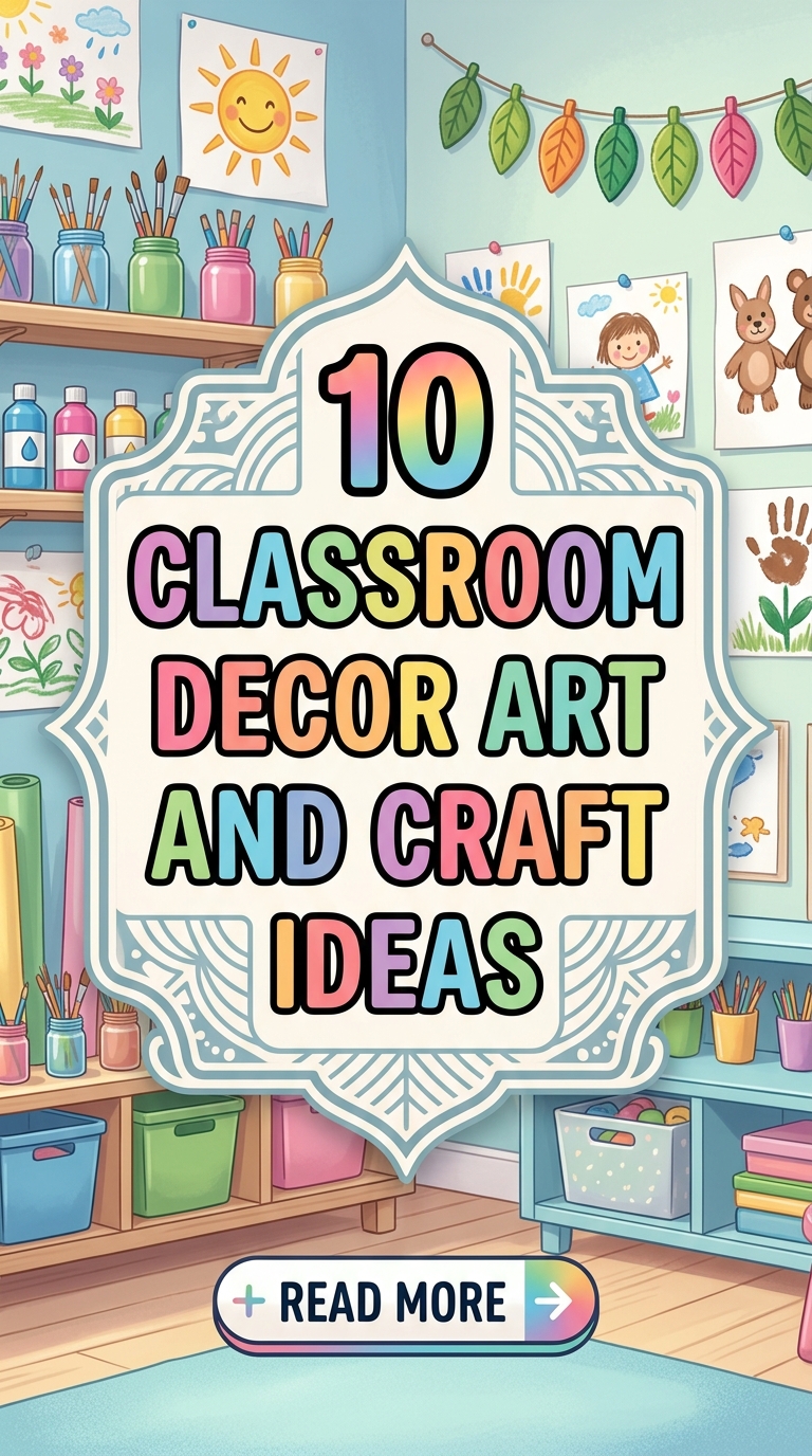 10 Classroom Decor Art And Craft Ideas To Create An Inspiring Learning Space