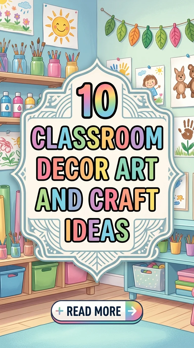 10 Classroom Decor Art And Craft Ideas To Create An Inspiring Learning Space