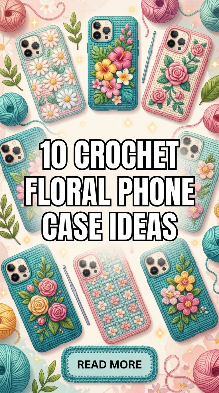10 Crochet Floral Phone Case Ideas That Add Handmade Charm To Your Device