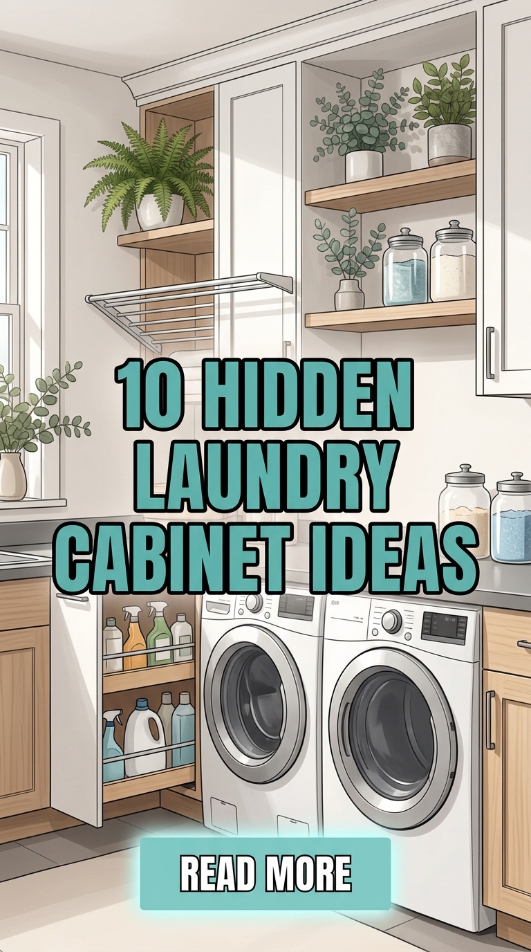 10 Hidden Laundry Cabinet Ideas For A Stylish And Organized Home