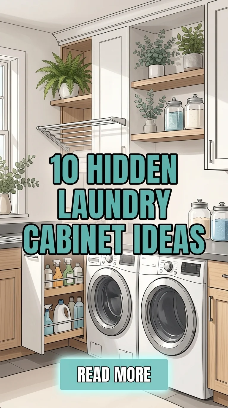 10 Hidden Laundry Cabinet Ideas For A Stylish And Organized Home