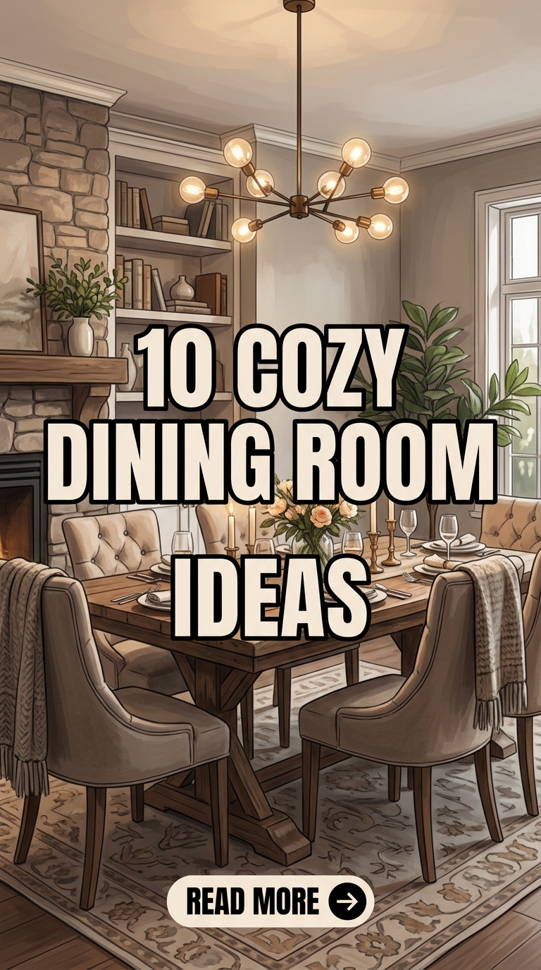 10 Cozy Dining Room Ideas To Create A Warm And Elegant Home