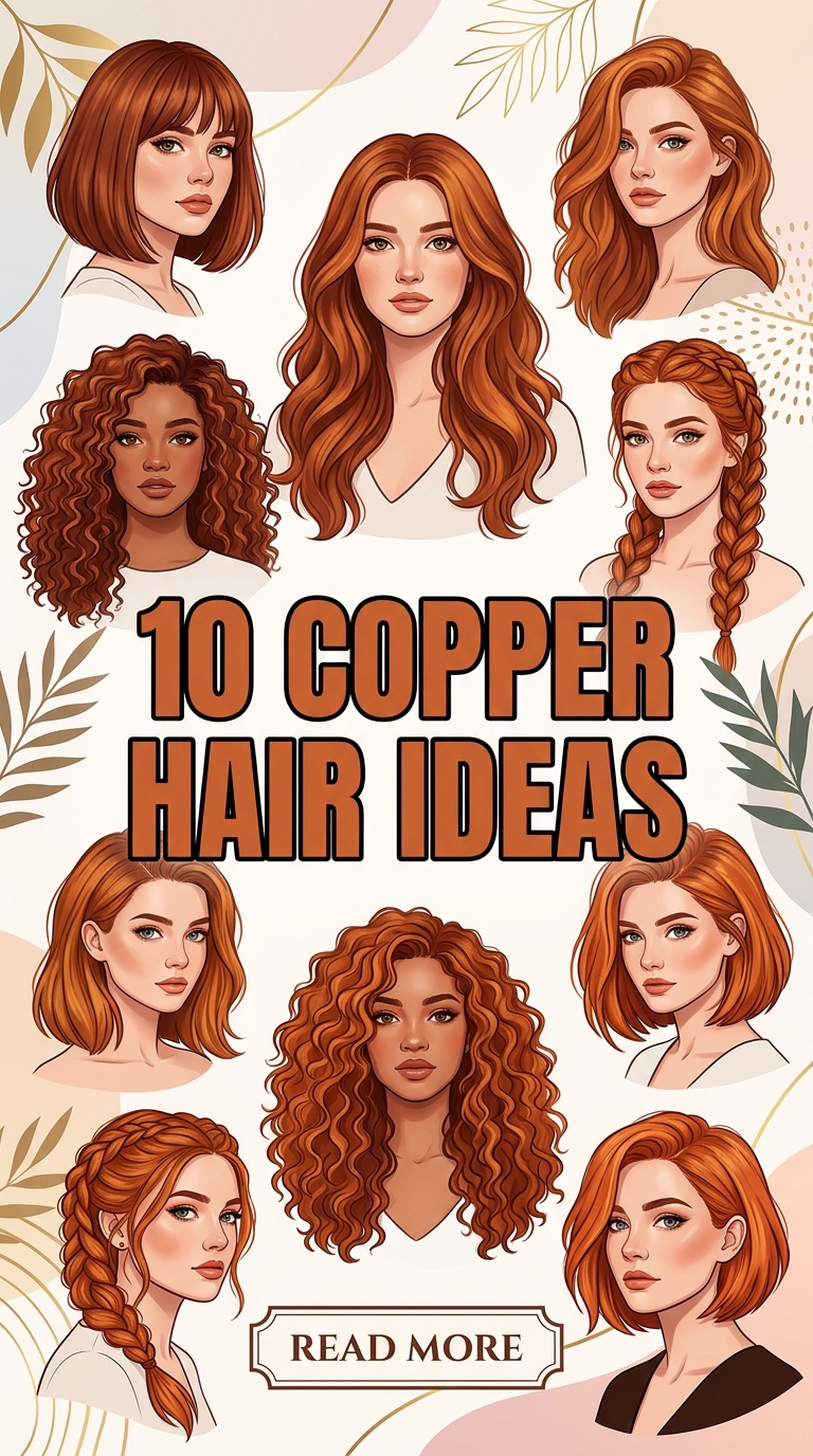 10 Copper Hair Ideas: Trendy Shades To Transform Your Look