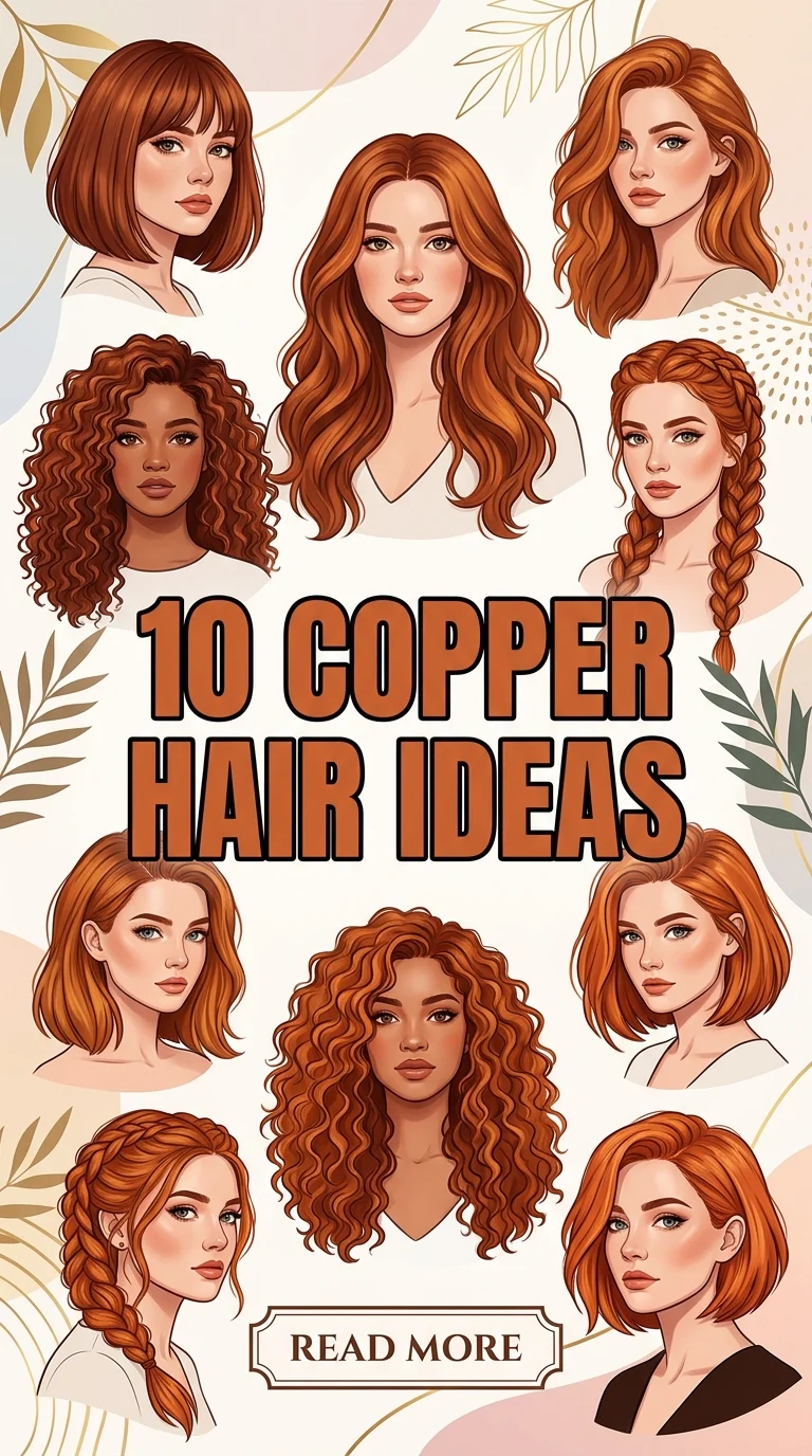 10 Copper Hair Ideas: Trendy Shades To Transform Your Look